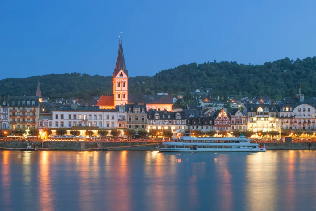 Germans wine festivals along the Rhine